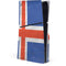 Iceland Flag Distressed PS5 Slim Disk Console Skin
